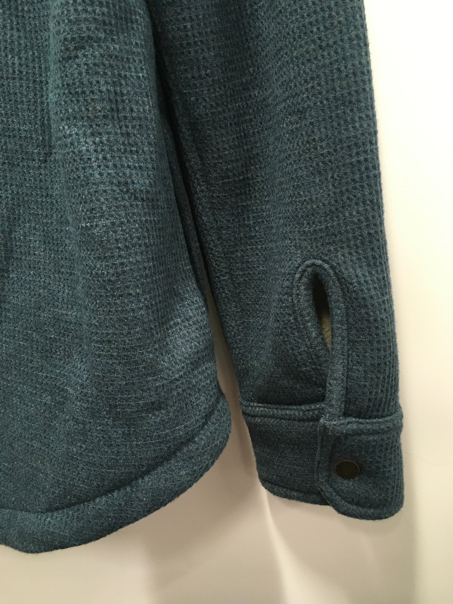 Teal Jacket Fleece L.l. Bean, Size M