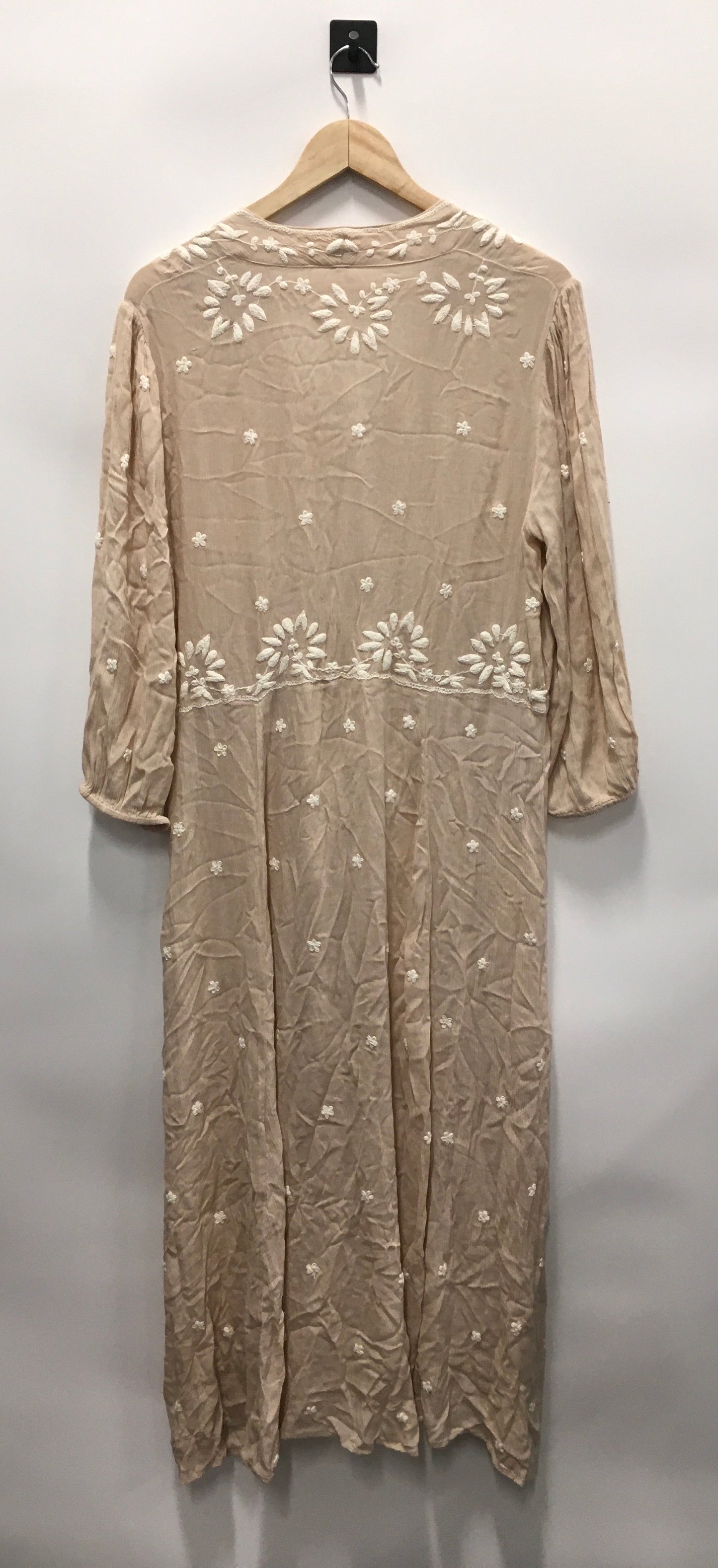 Dress Casual Maxi By Free People In Cream, Size: Xl