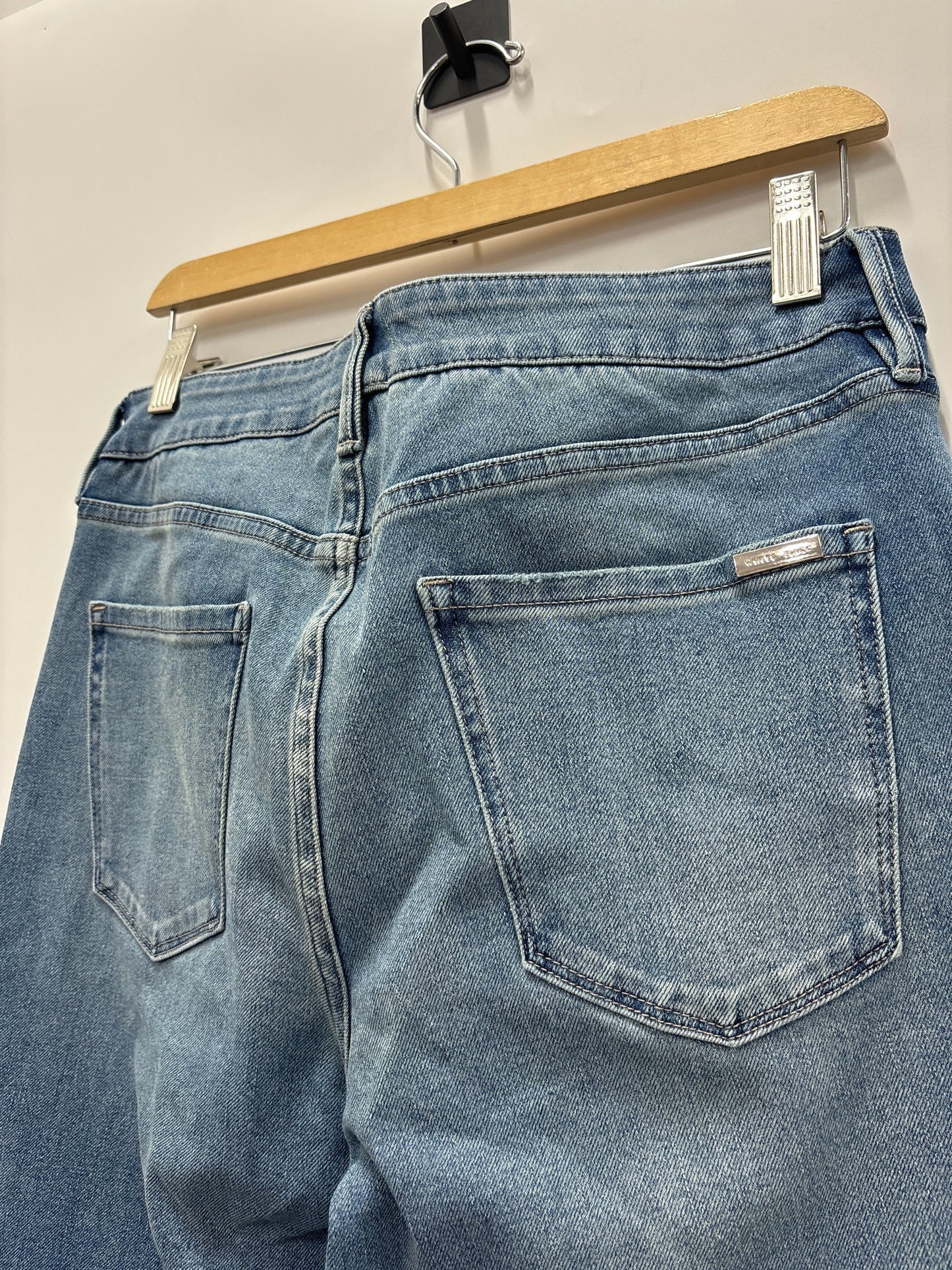 Jeans Straight By White House Black Market In Blue Denim, Size: 10