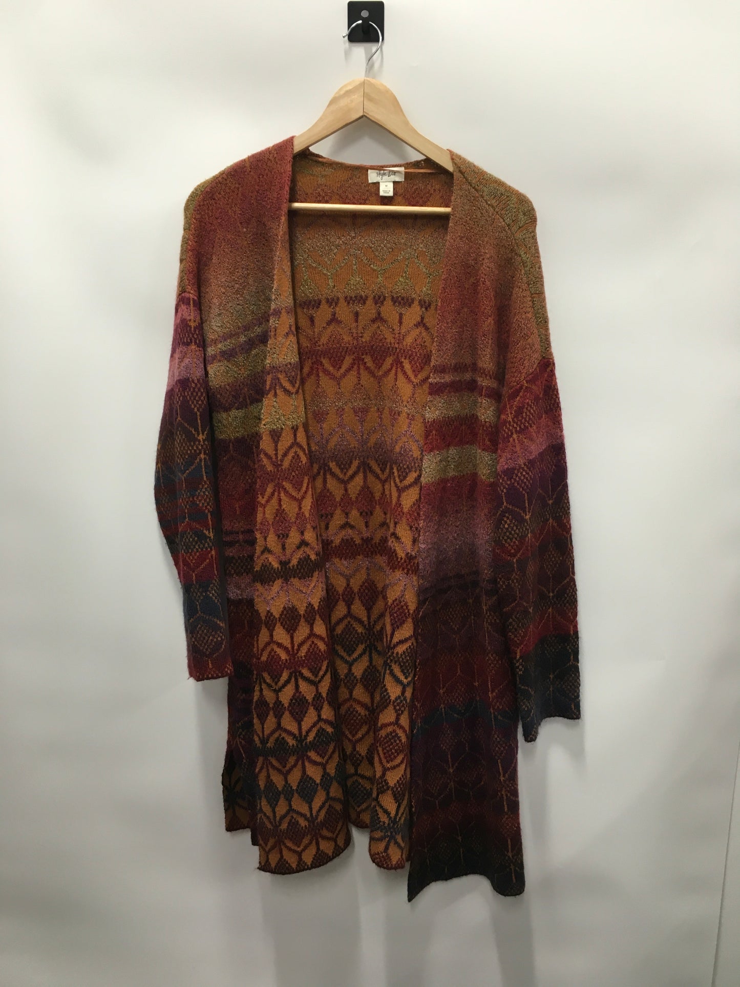 Sweater Cardigan By Style And Company In Multi-colored, Size: M