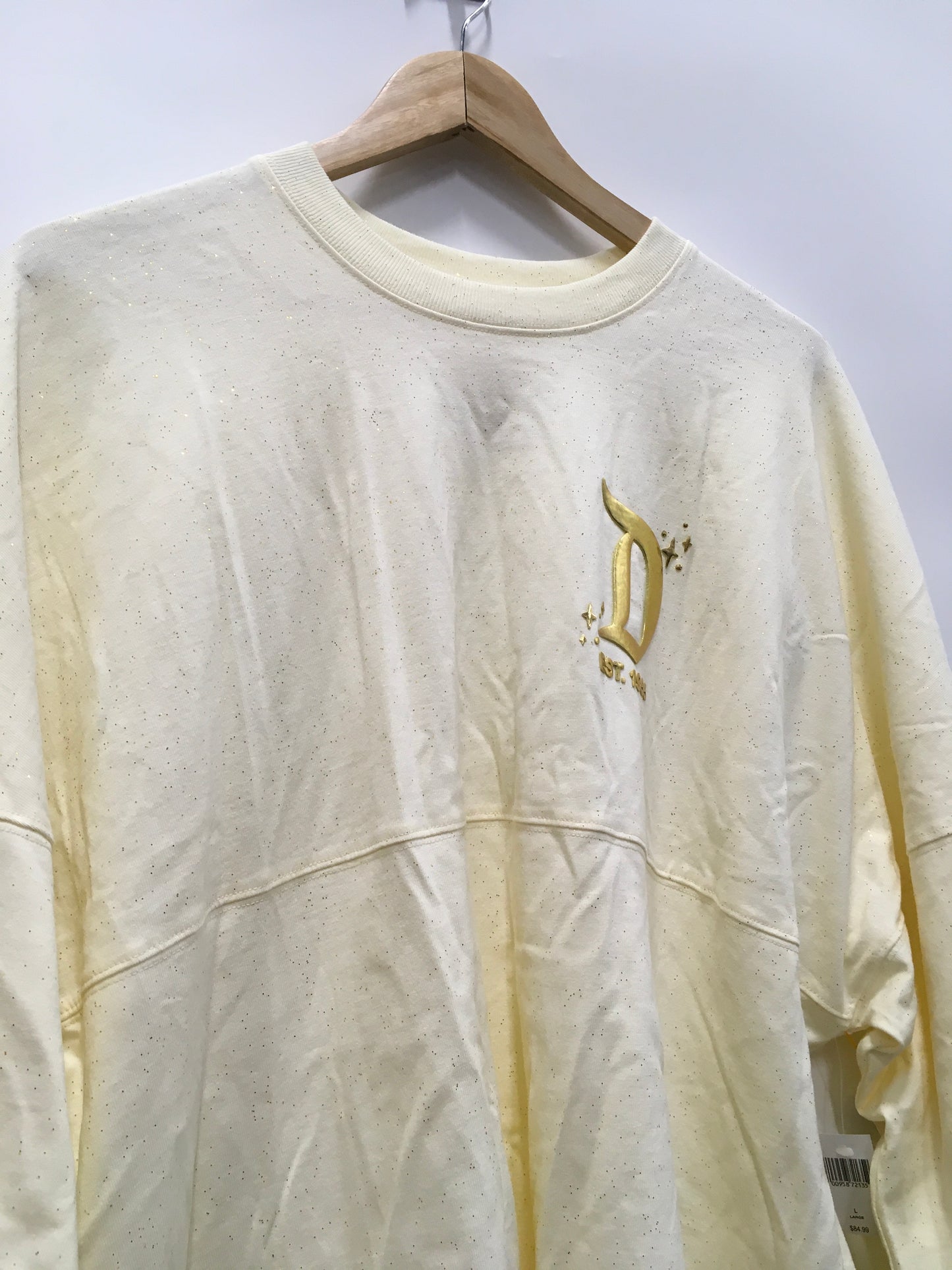 Top Long Sleeve By Disney Store In Yellow, Size: L