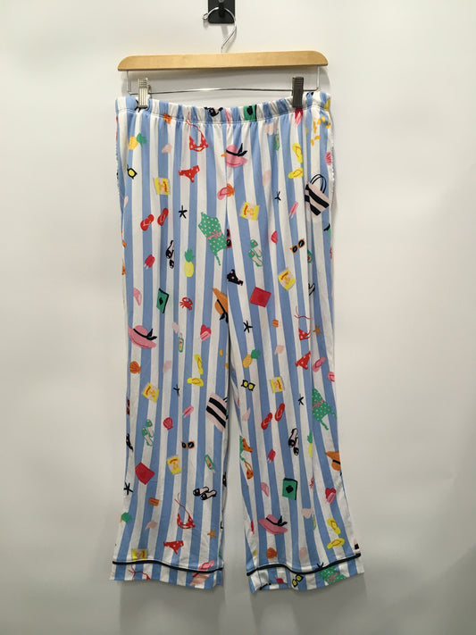 Pants Lounge By Kate Spade In Striped Pattern, Size: M