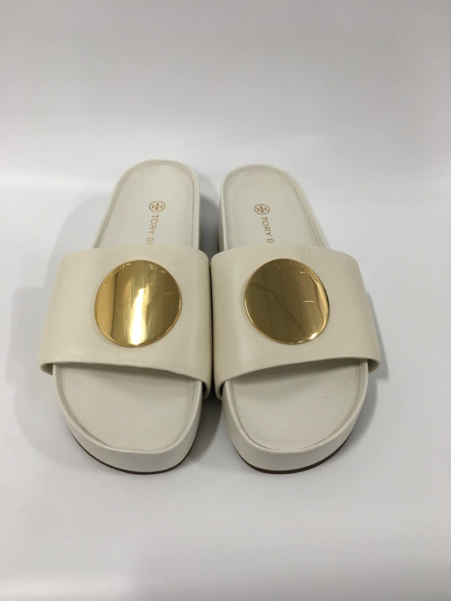 Sandals Flats By Tory Burch In Cream, Size: 9