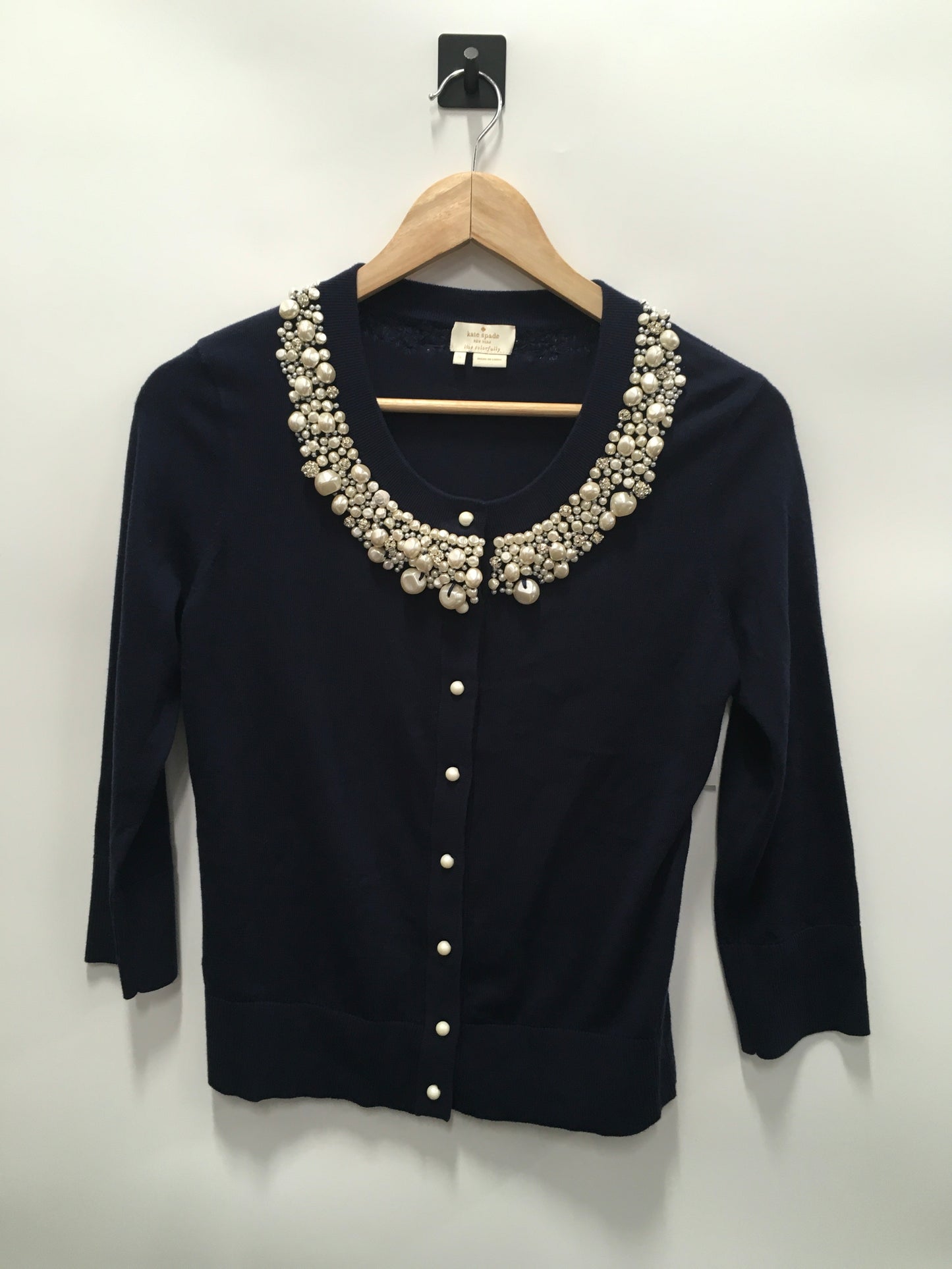 Cardigan By Kate Spade In Navy, Size: S