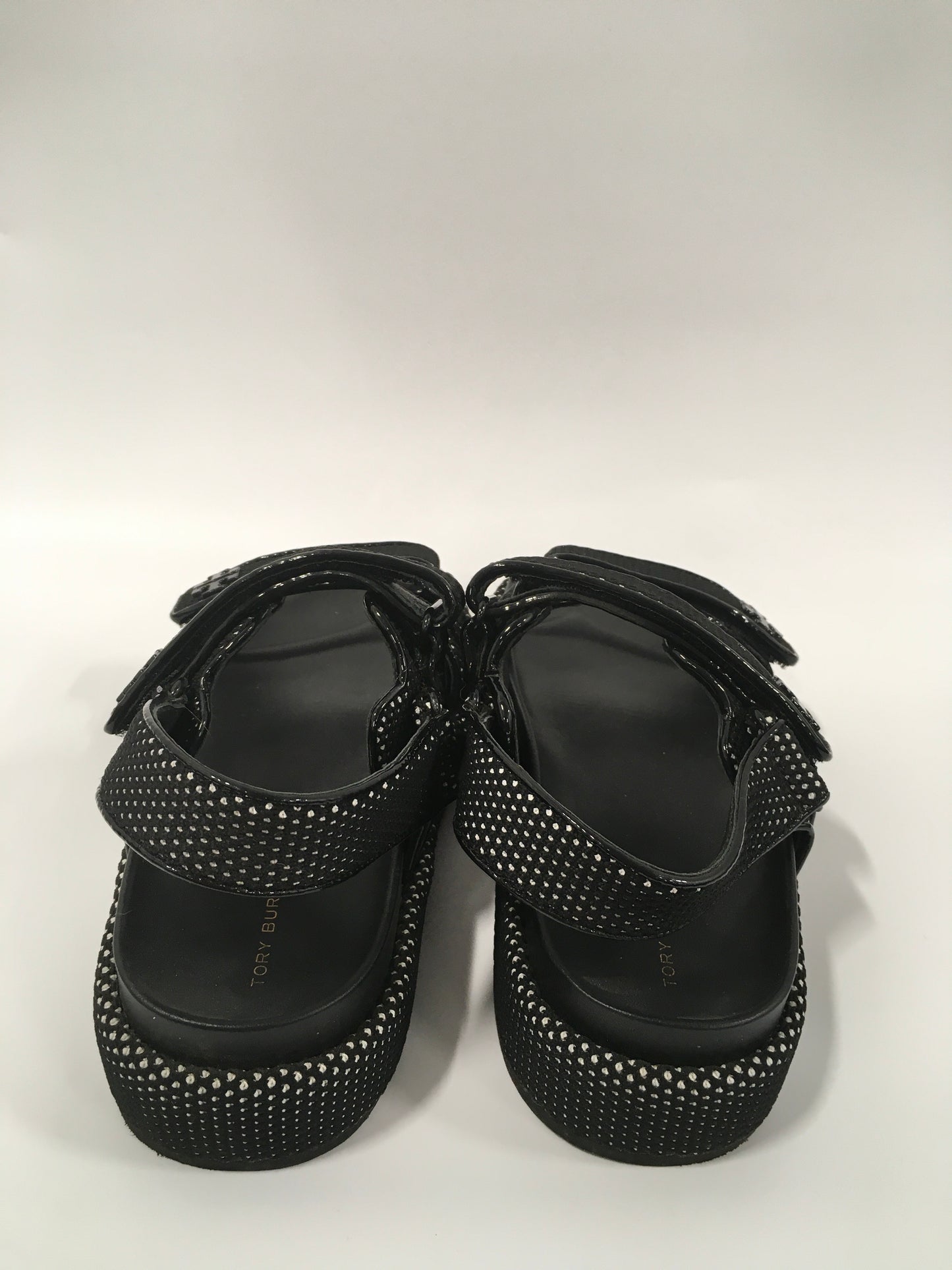 Sandals Flats By Tory Burch In Black, Size: 7.5