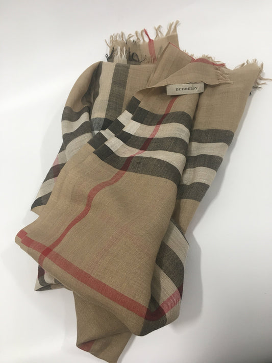 Scarf Luxury Designer By Burberry