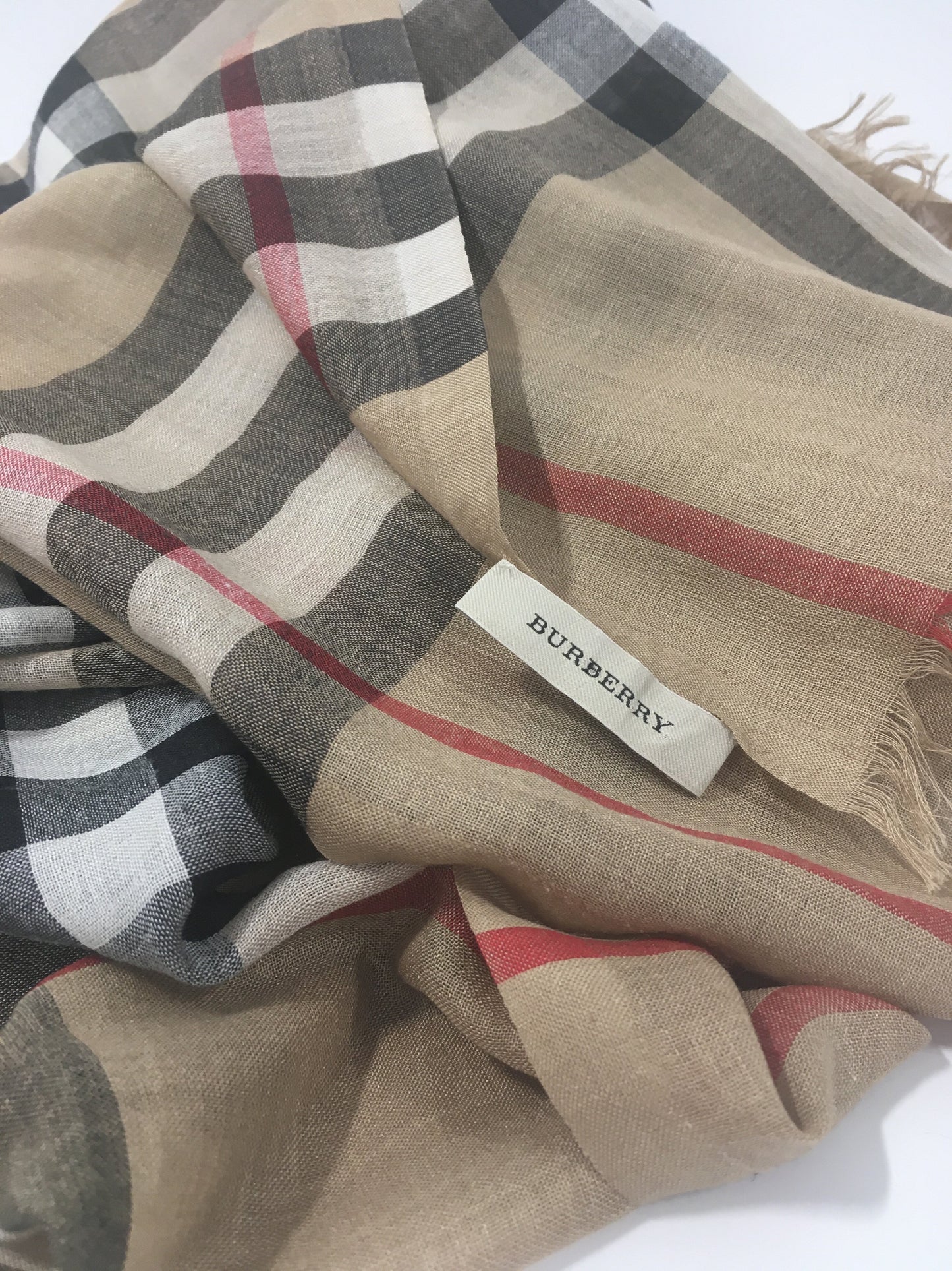 Scarf Luxury Designer By Burberry