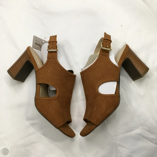 Shoes Heels Block By Liz Claiborne In Brown, Size: 7