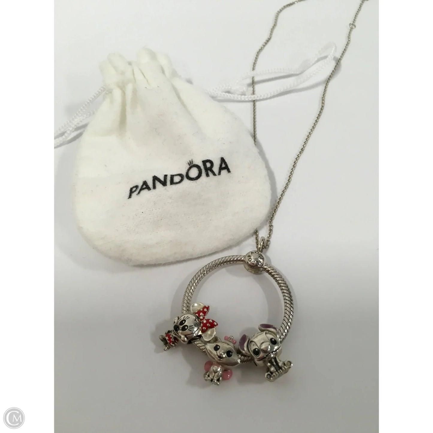 Necklace Charm By Pandora, Size: 04 Piece Set