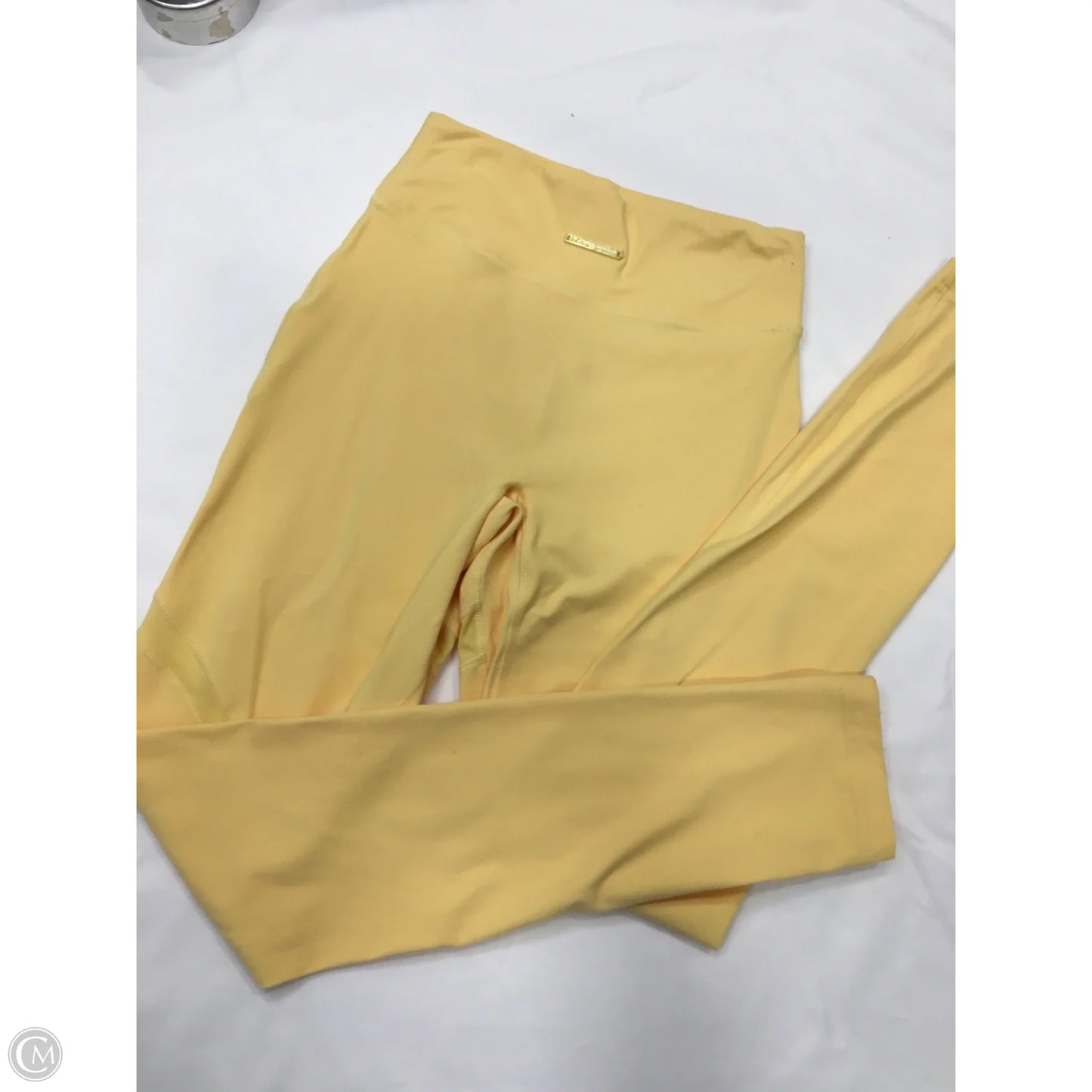 Athletic Leggings By Gym Shark In Yellow, Size: Xs