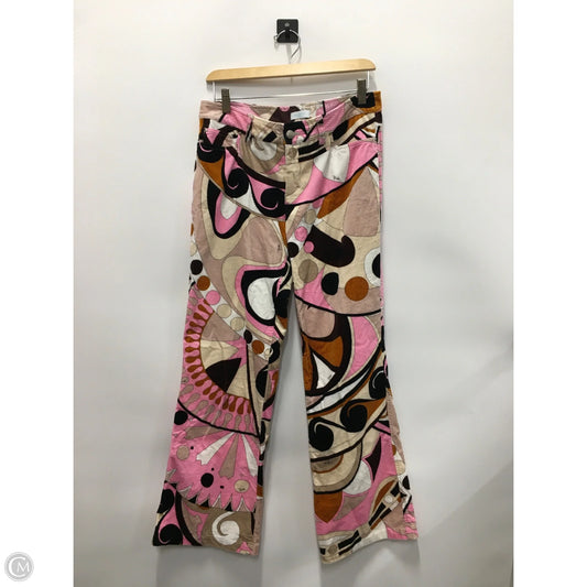 Pants Designer By Emilio Pucci In Multi-colored, Size: 12