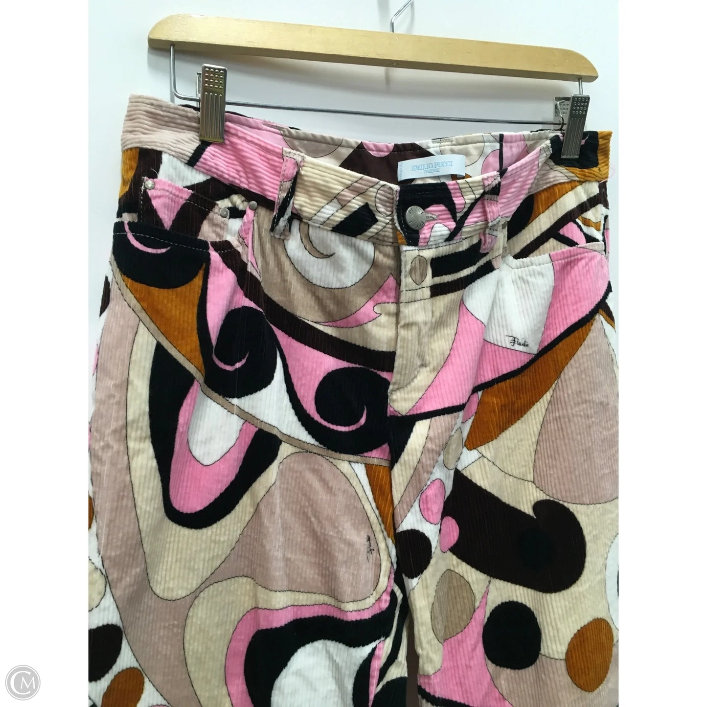 Pants Designer By Emilio Pucci In Multi-colored, Size: 12