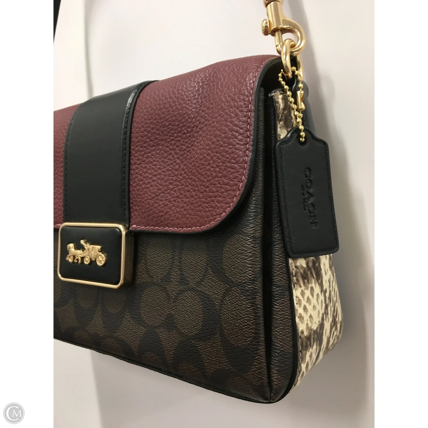 Handbag Designer By Coach, Size: Small