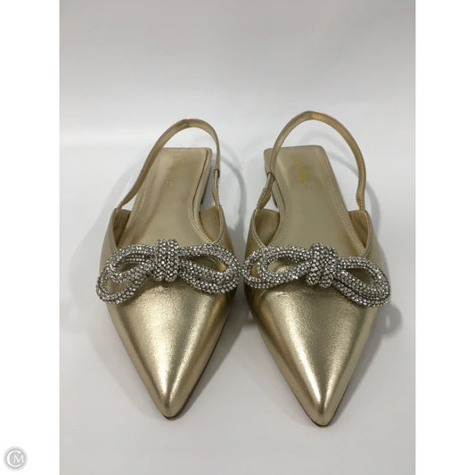 Shoes Designer By Lilly Pulitzer In Gold, Size: 9