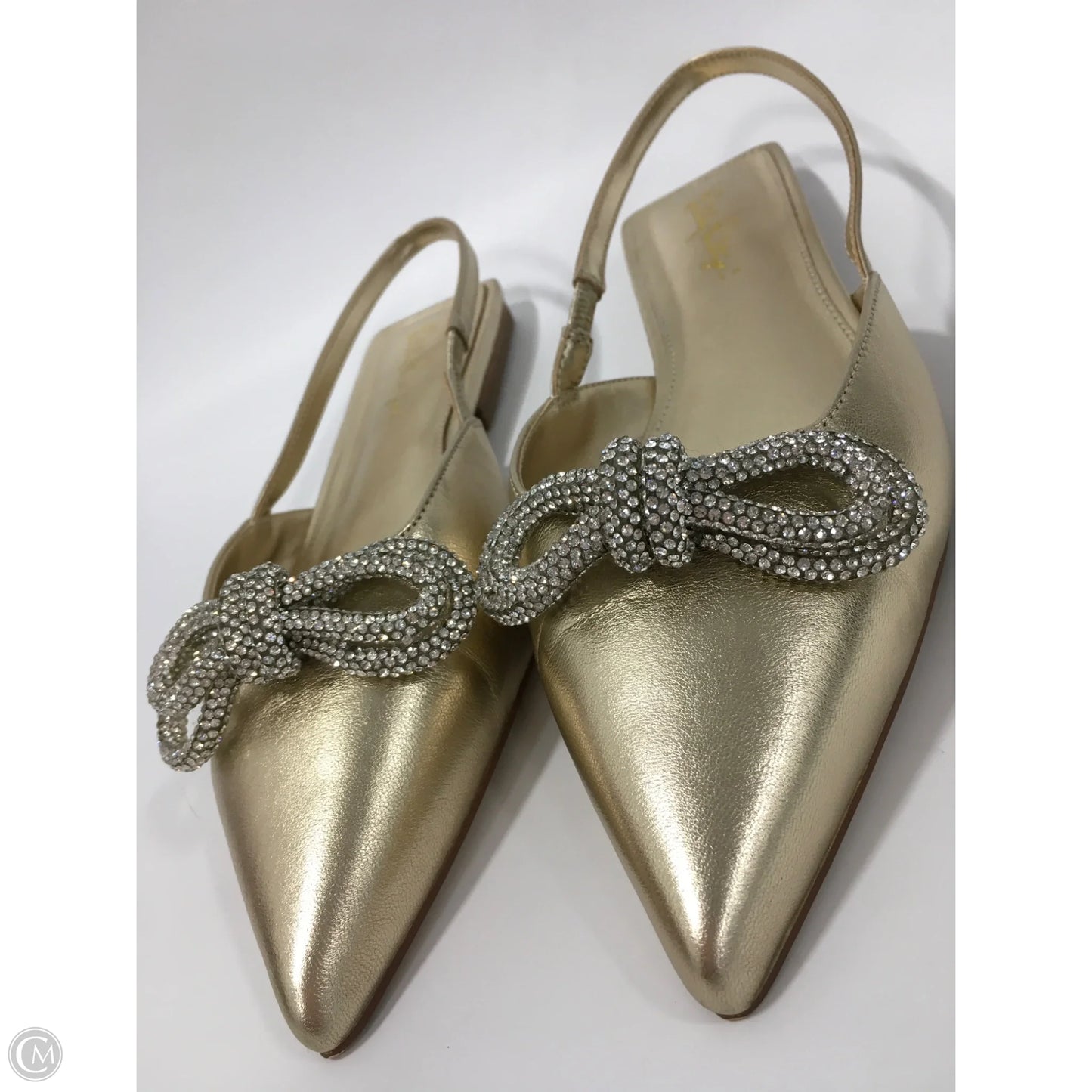 Shoes Designer By Lilly Pulitzer In Gold, Size: 9