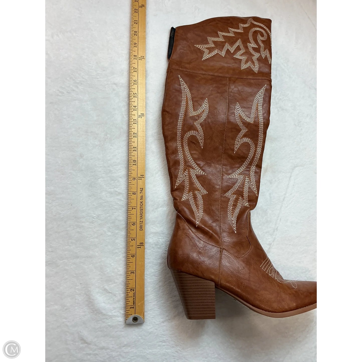 Boots Western By Clothes Mentor In Brown, Size: 10