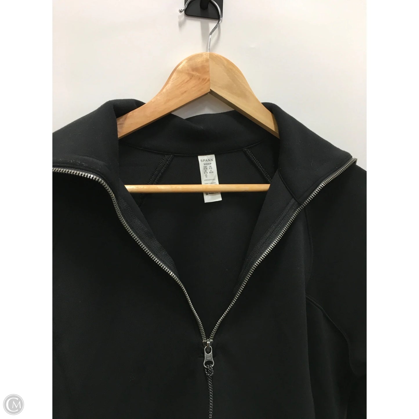 Sweatshirt Collar By Spanx In Black, Size: S