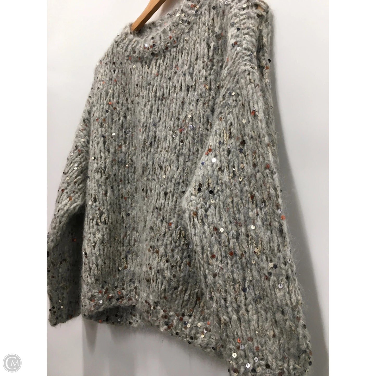 Sweater Designer By Brunello Cucinelli In Grey, Size: M