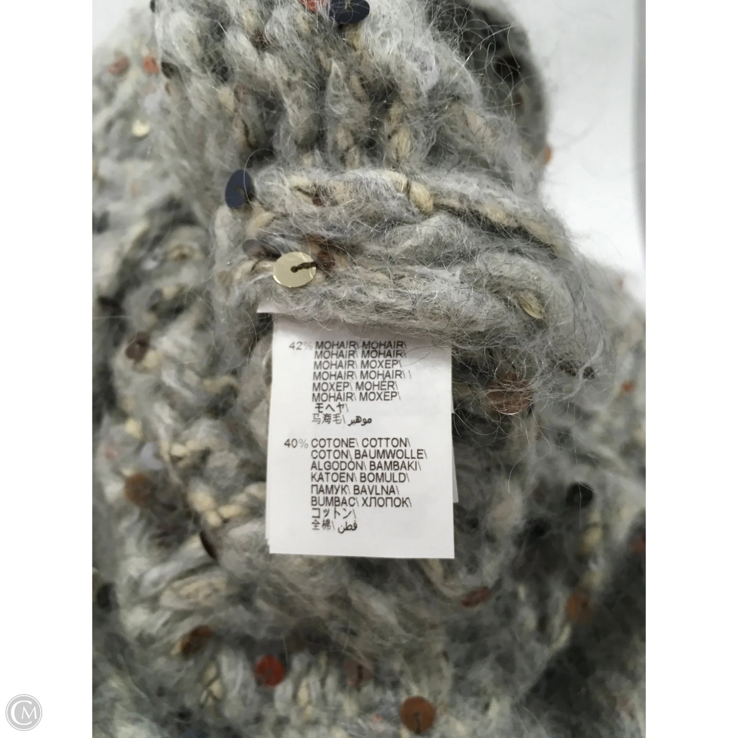 Sweater Designer By Brunello Cucinelli In Grey, Size: M