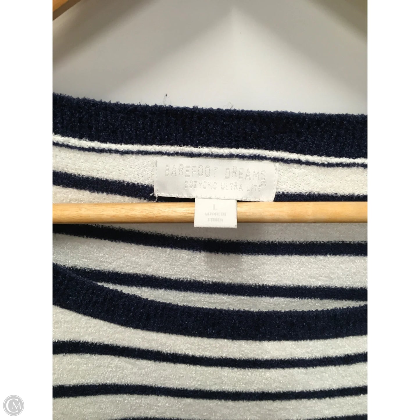 Sweater By Barefoot Dreams In Striped Pattern, Size: L