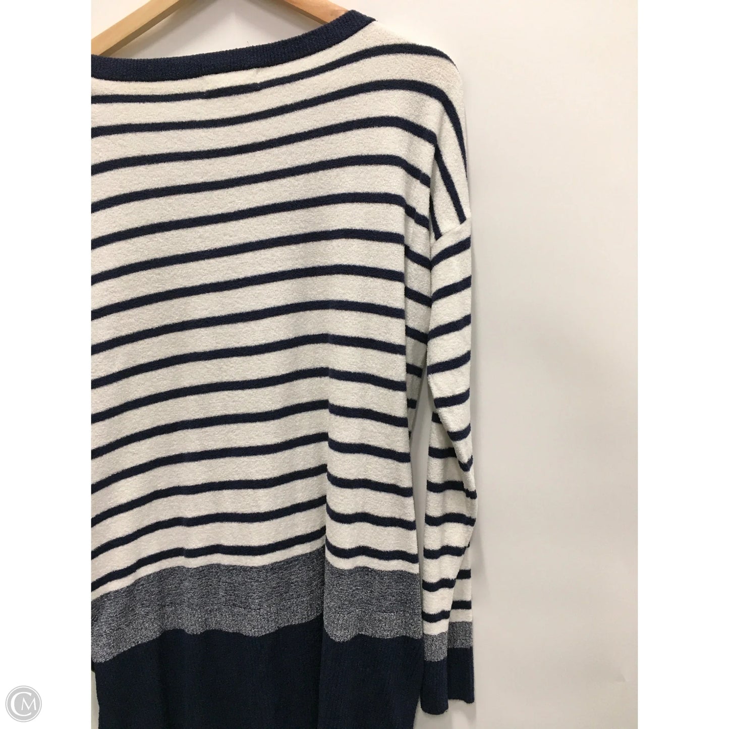Sweater By Barefoot Dreams In Striped Pattern, Size: L
