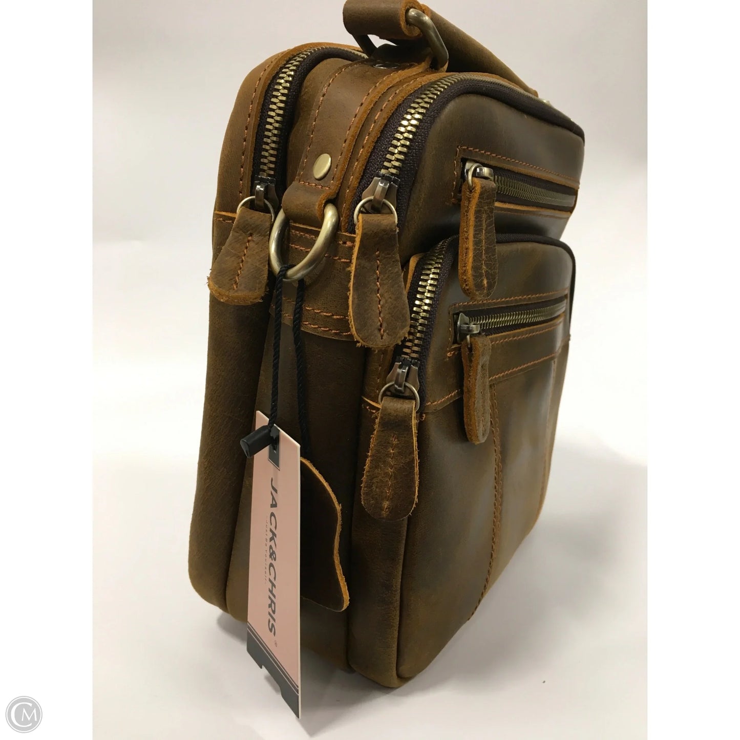 Crossbody Leather By jack & chris, Size: Medium