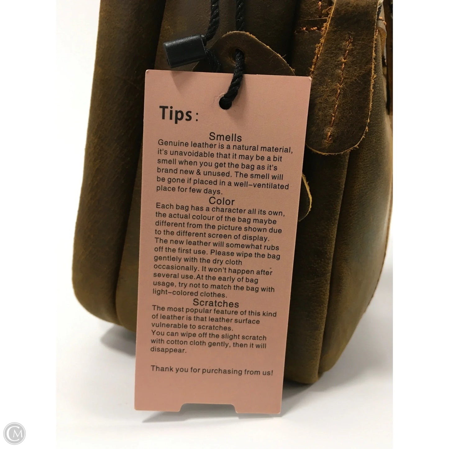 Crossbody Leather By jack & chris, Size: Medium