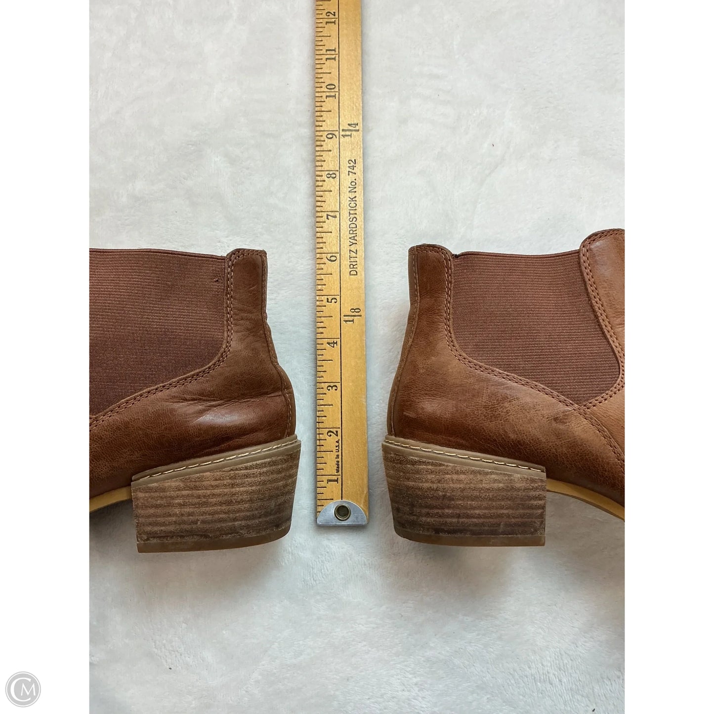 Boots Ankle Heels By Timberland In Brown, Size: 6.5