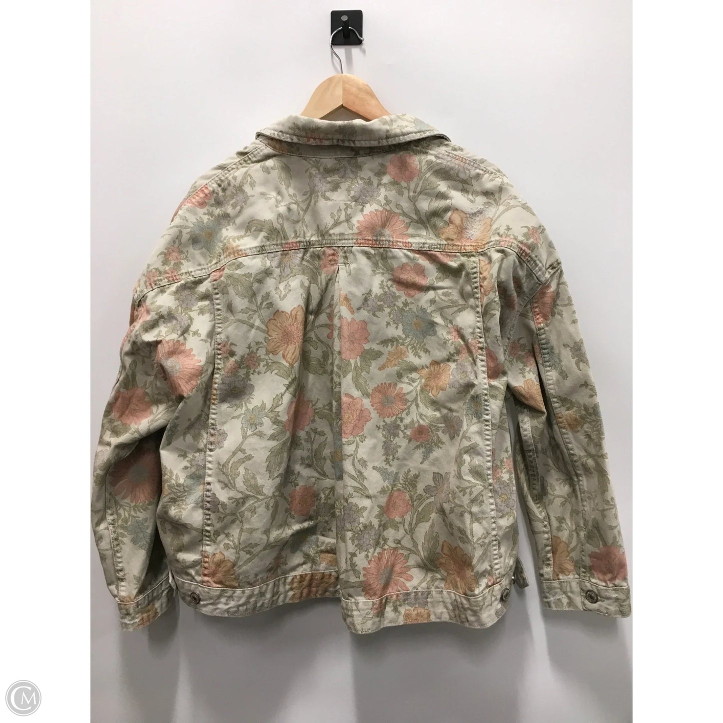 Jacket Denim By We The Free In Floral Print, Size: L