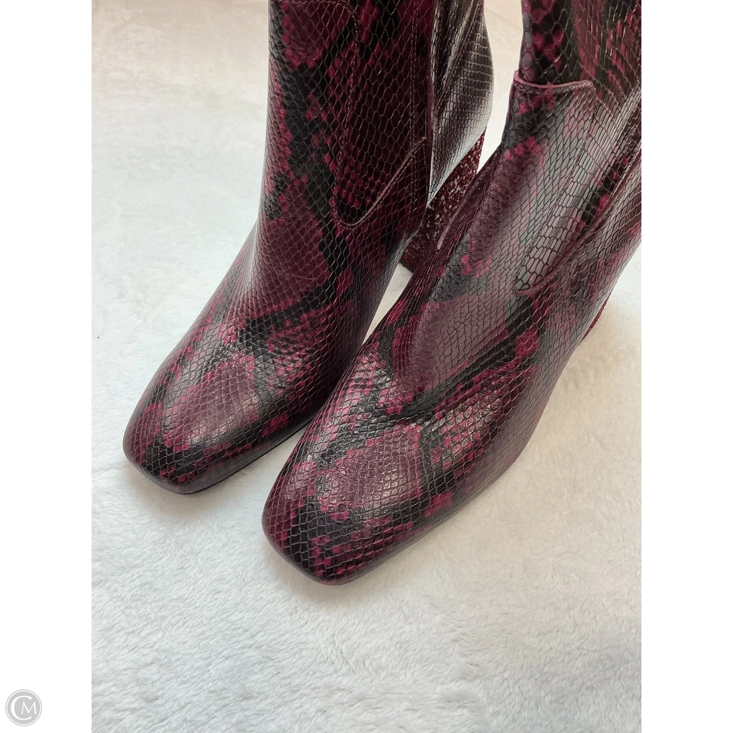 Boots Designer By Michael Kors In Snakeskin Print, Size: 10