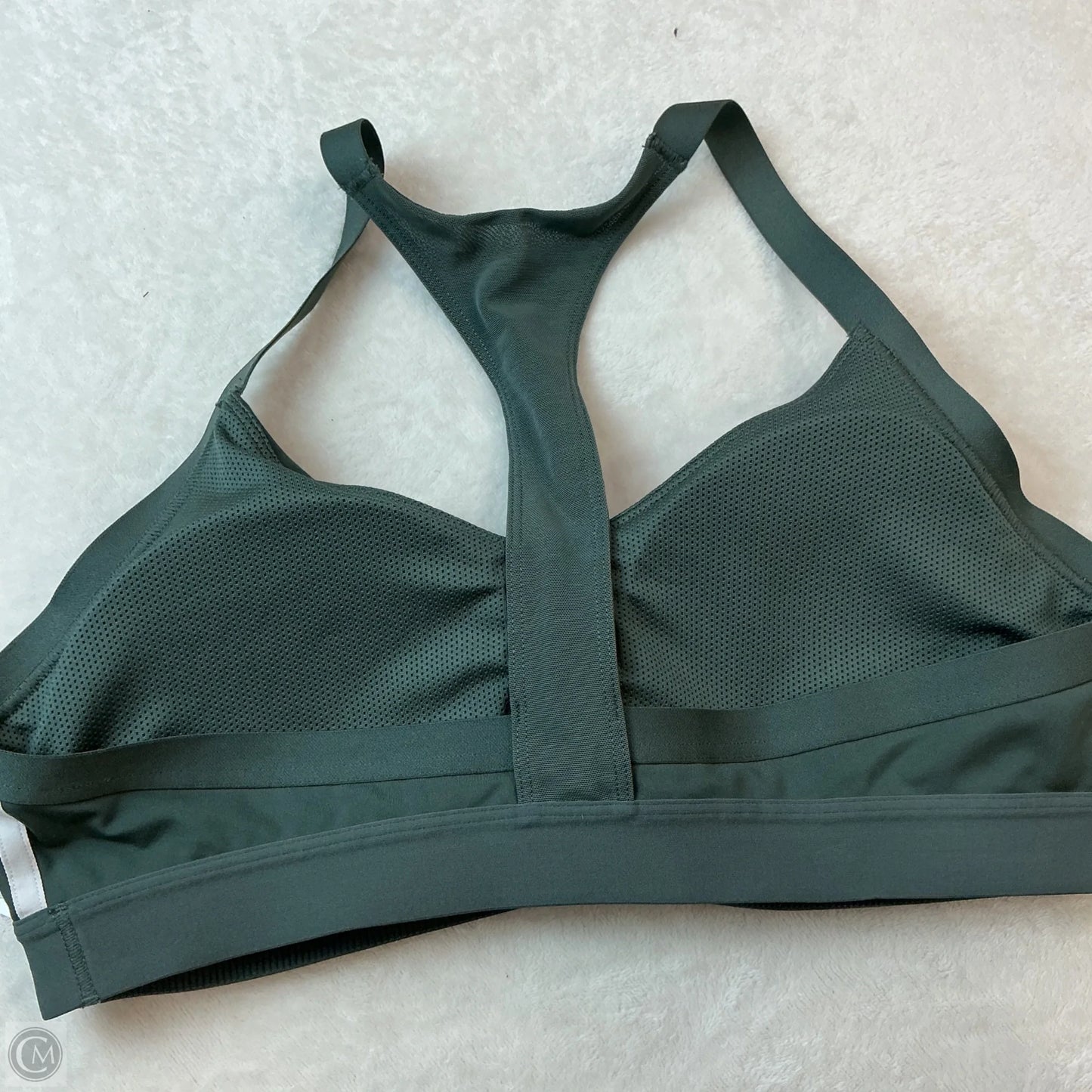 Athletic Bra By Adidas In Green, Size: M