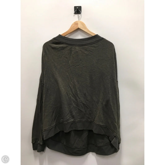 Top Long Sleeve By Free People In Grey, Size: Xl