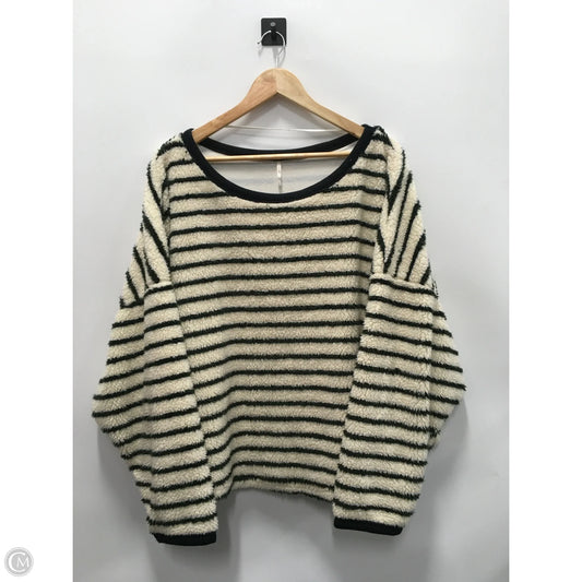 Sweater By Free People In Striped Pattern, Size: L