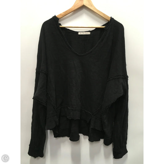 Top Long Sleeve By We The Free In Black, Size: M