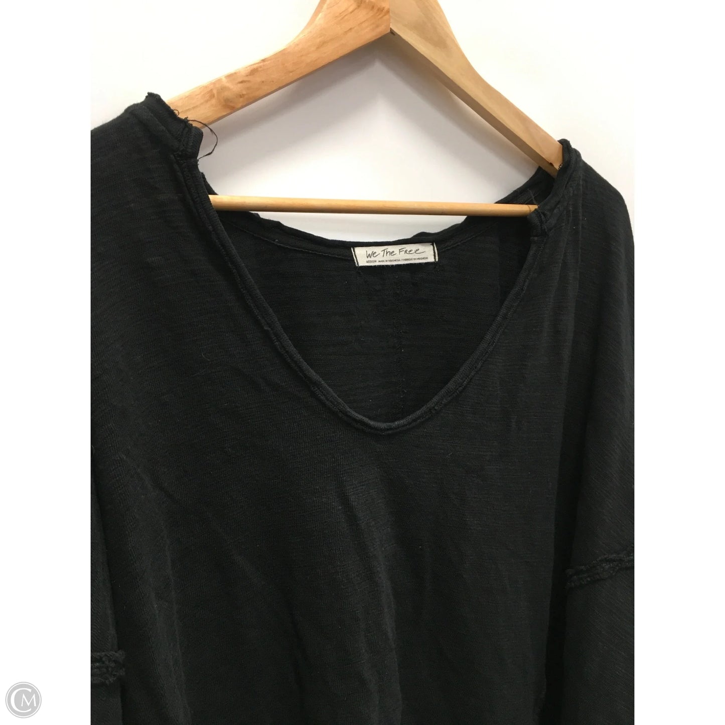 Top Long Sleeve By We The Free In Black, Size: M