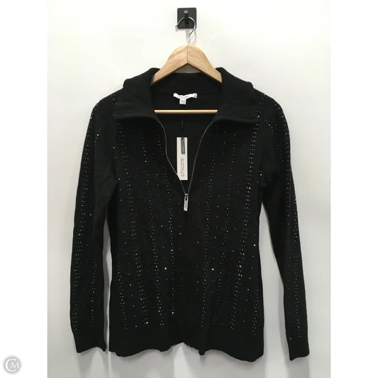 Sweater By Chicos In Black, Size: S