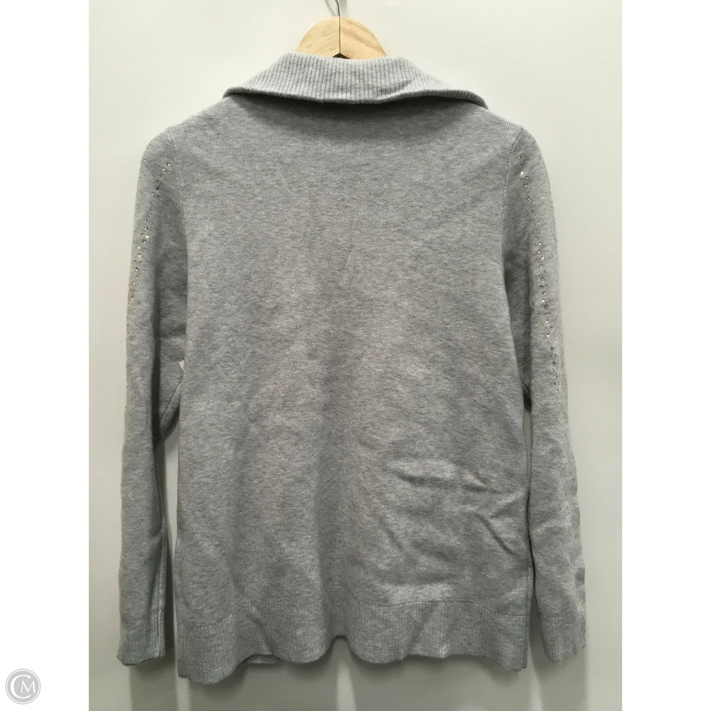 Sweater By Chicos In Grey, Size: S