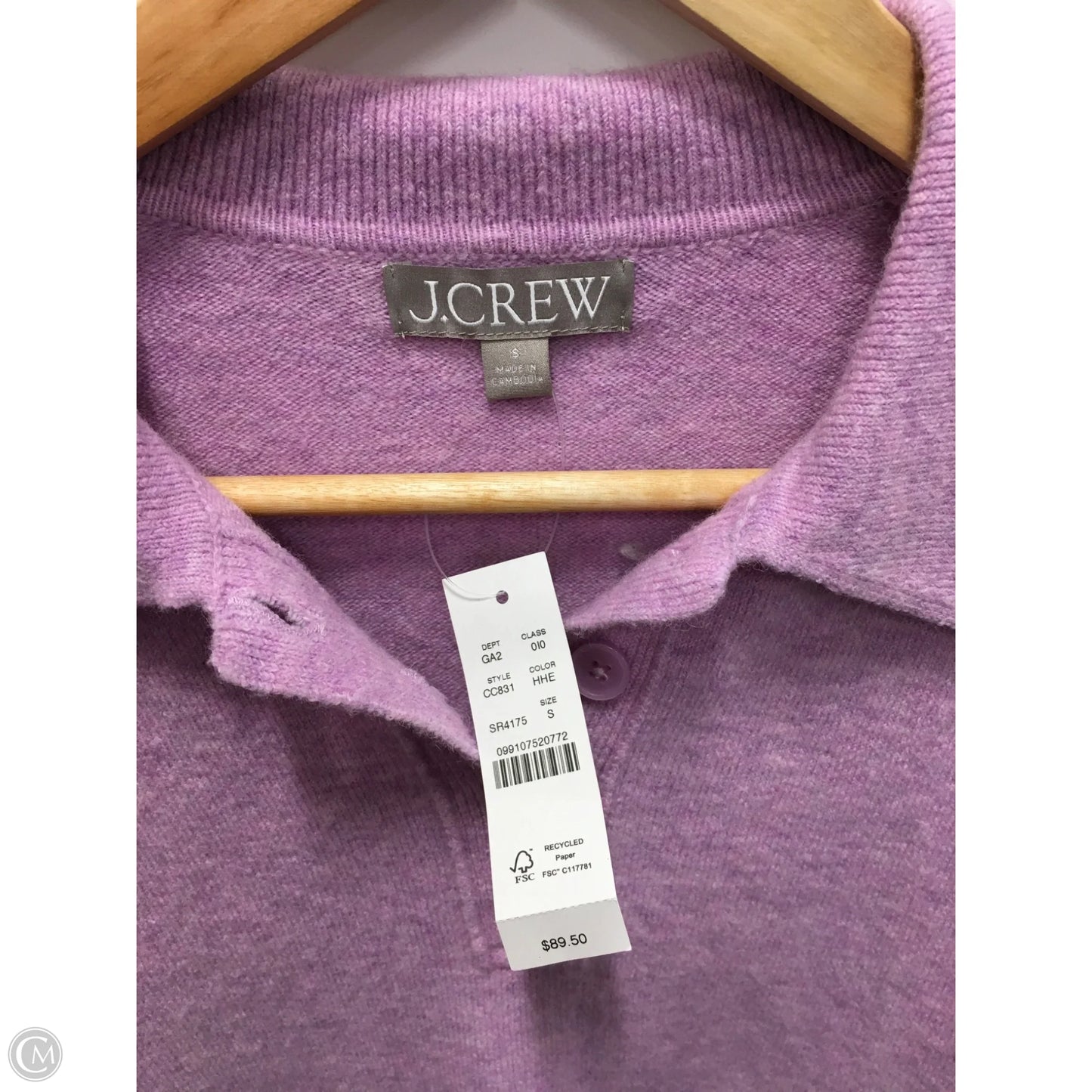 Sweater By J. Crew In Purple, Size: S