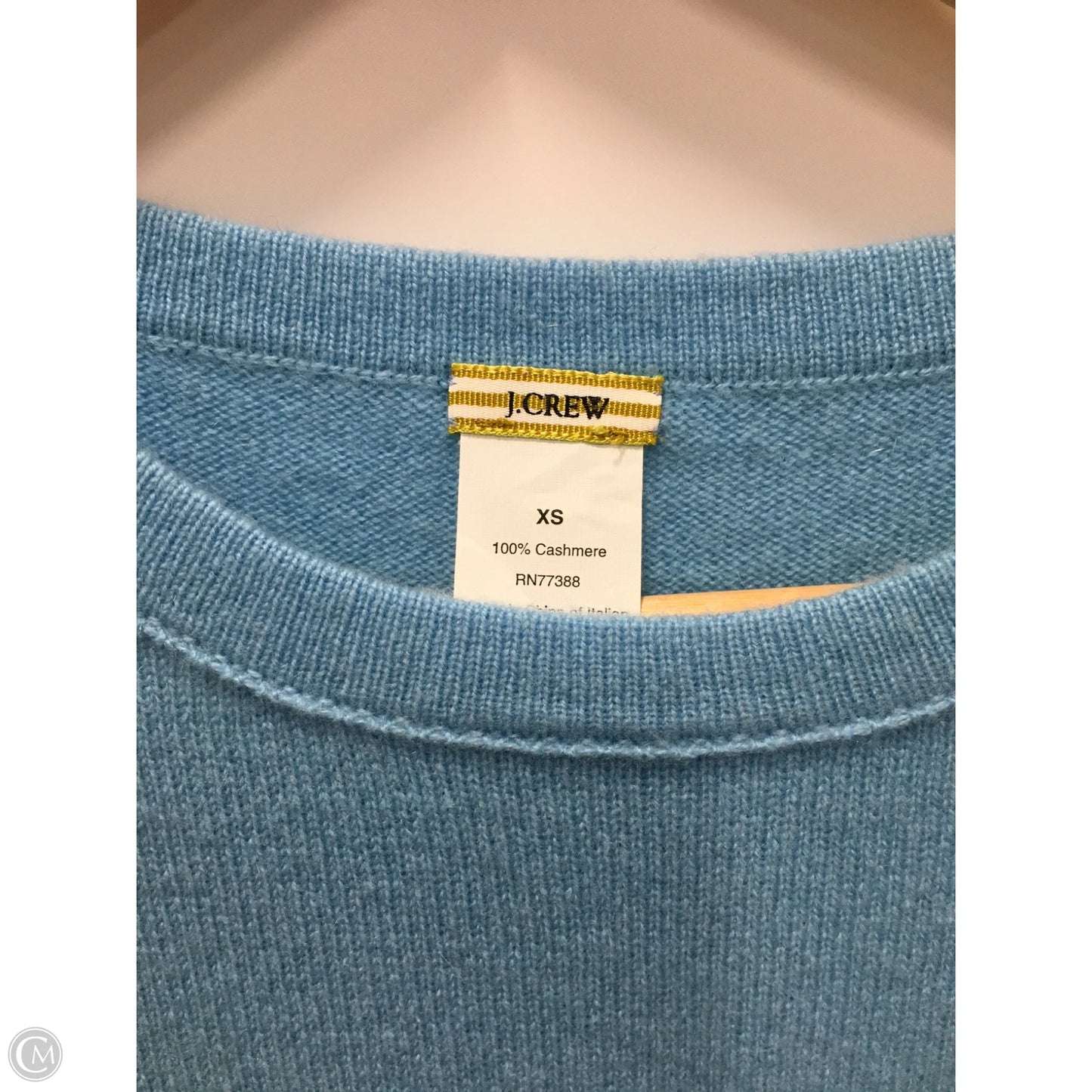 Sweater Short Sleeve By J. Crew In Blue, Size: Xs