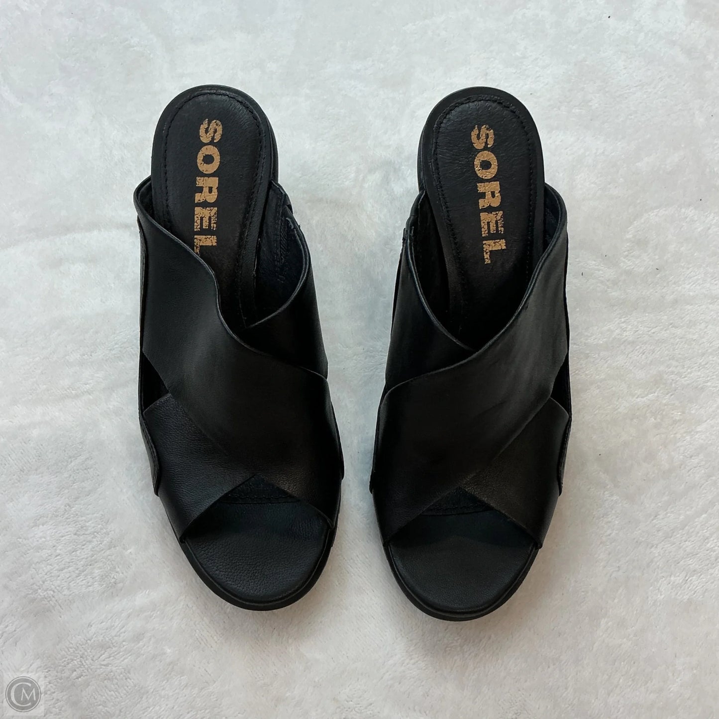 Shoes Heels Block By Sorel In Black, Size: 7
