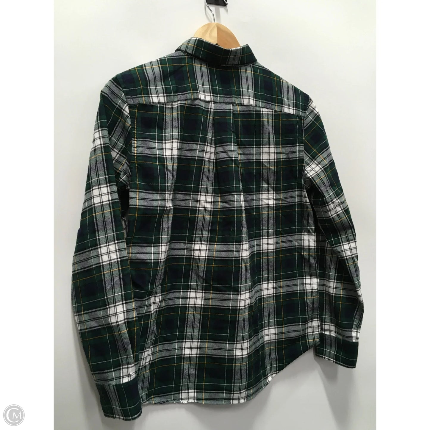 Top Long Sleeve By Polo Ralph Lauren In Plaid Pattern, Size: S