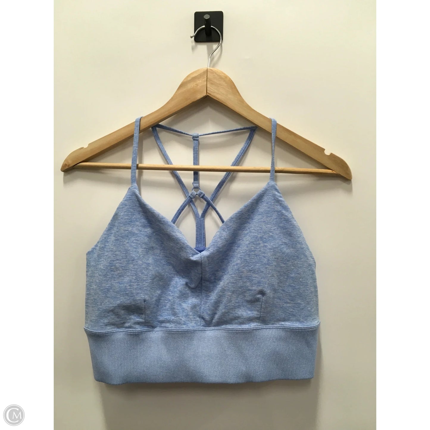 Athletic Bra By Alo In Blue, Size: Xl
