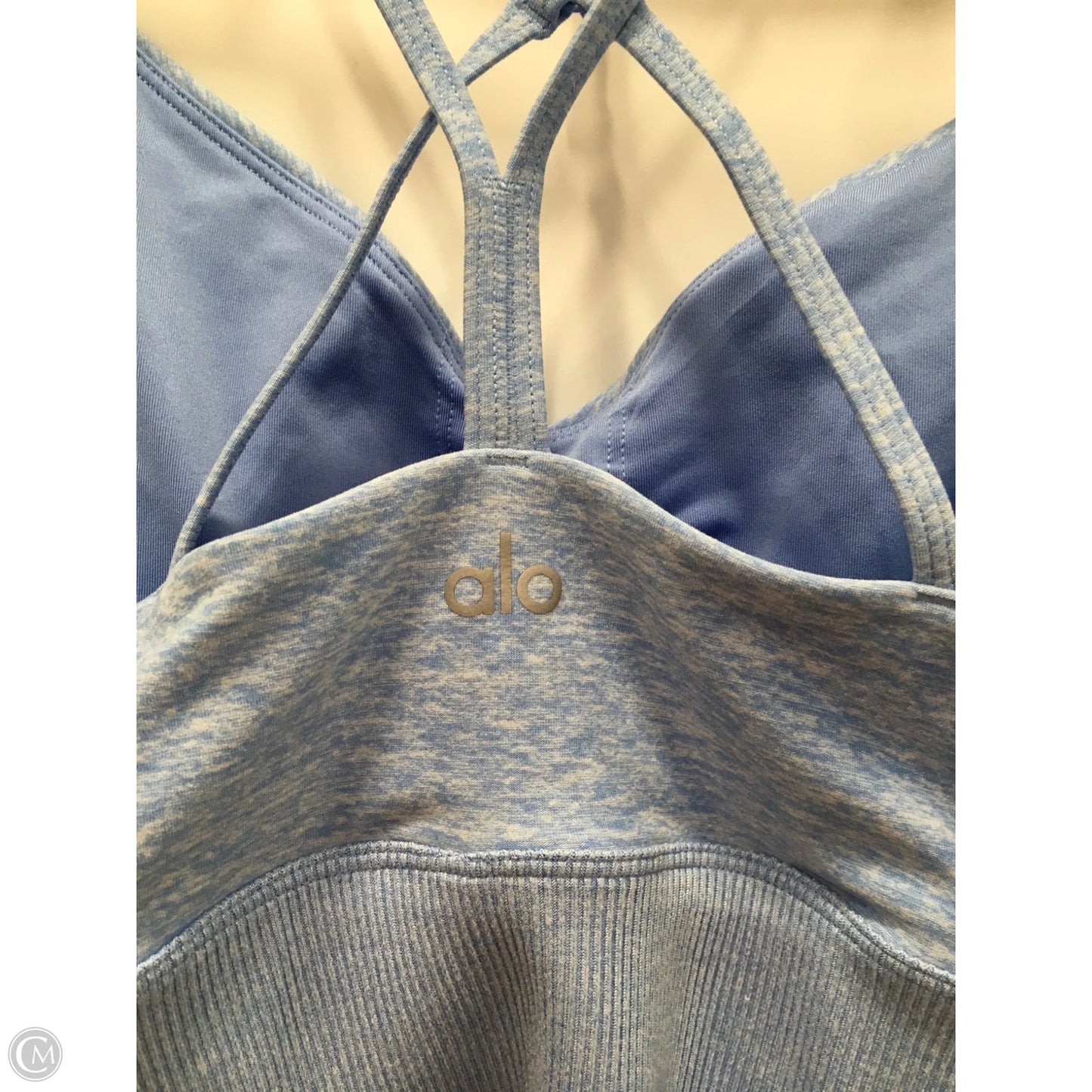 Athletic Bra By Alo In Blue, Size: Xl