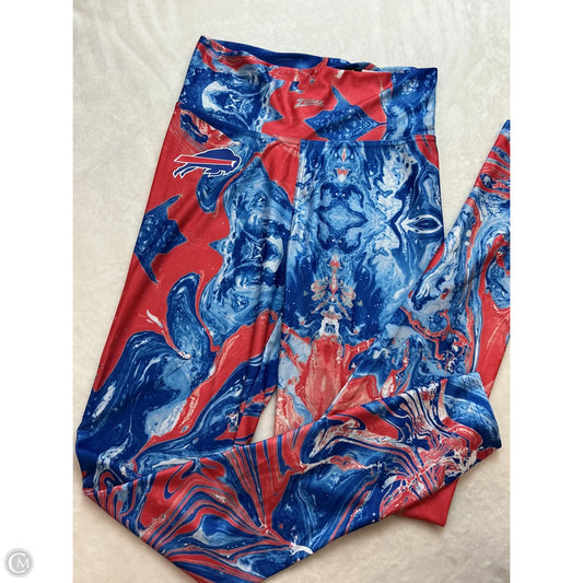 Athletic Leggings By Cmc In Blue Red & White, Size: M