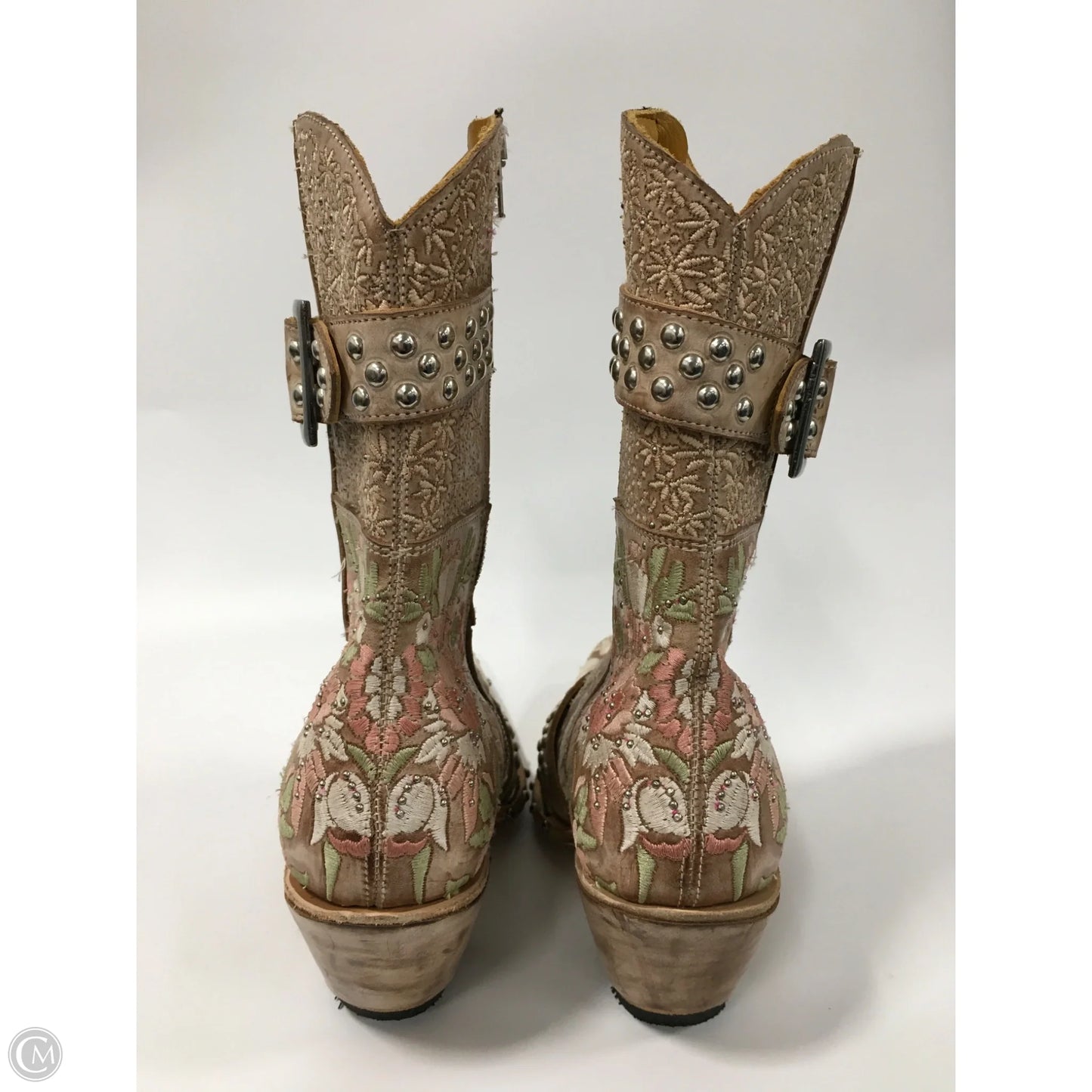Boots Western By Old Gringo In Floral Print, Size: 8.5