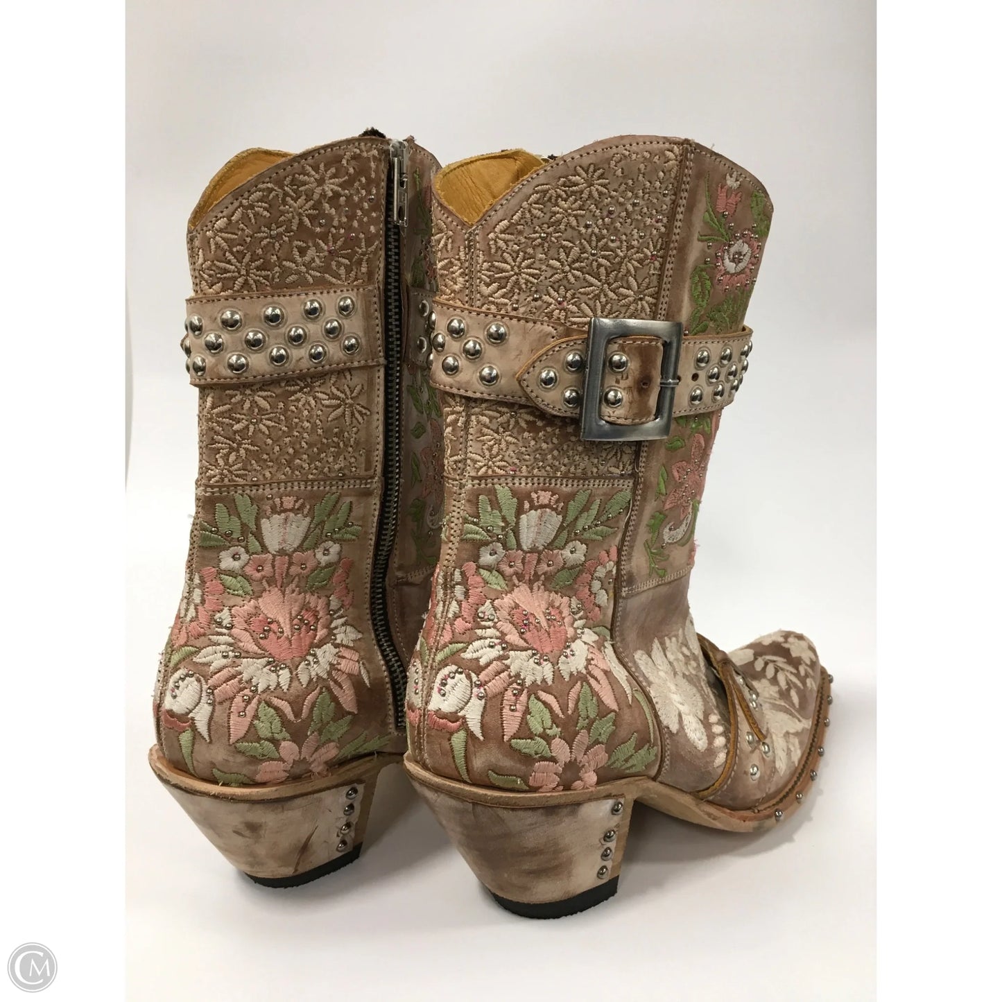 Boots Western By Old Gringo In Floral Print, Size: 8.5
