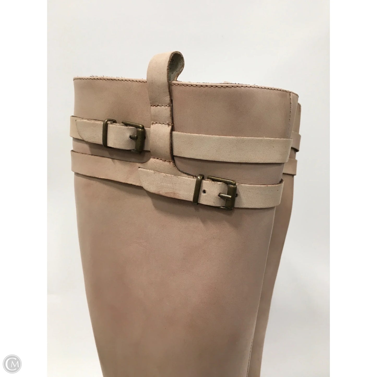 Boots Knee Flats By Girotti In Tan, Size: 8.5