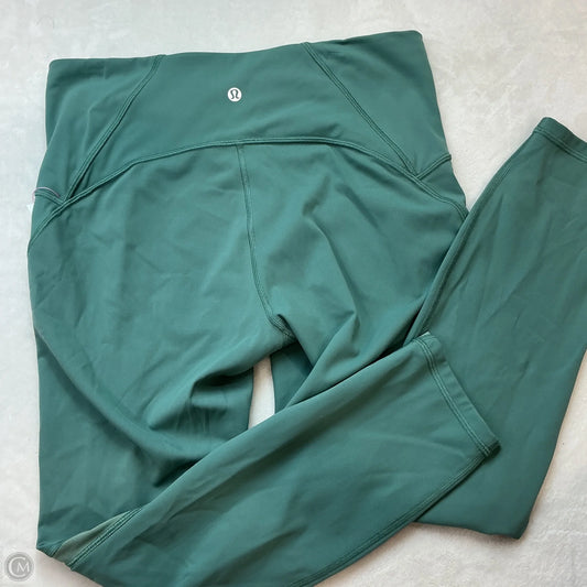 Athletic Leggings By Lululemon In Aqua, Size: 10