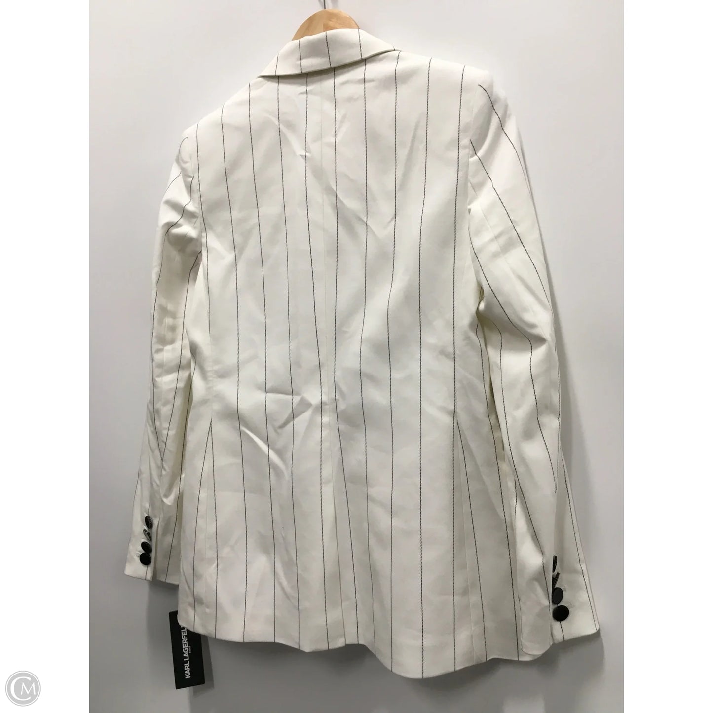 Blazer By Karl Lagerfeld In White, Size: S
