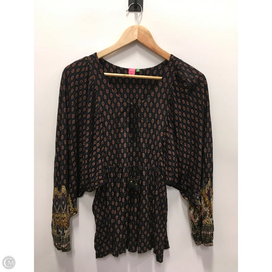 Top Long Sleeve By Farm Rio In Multi-colored, Size: S
